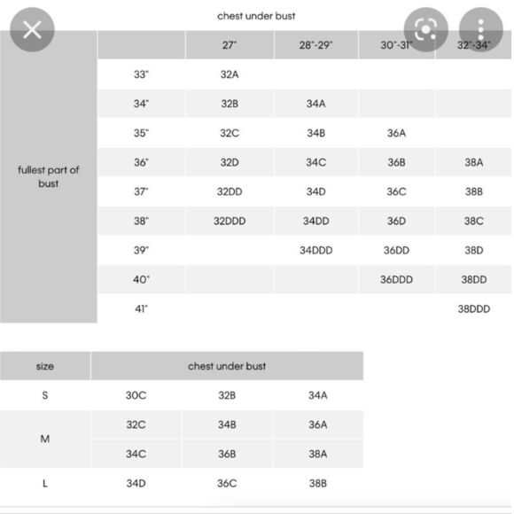 NWT Calvin Klein lightly linen demi with convertible straps 32B - Picture 8 of 8